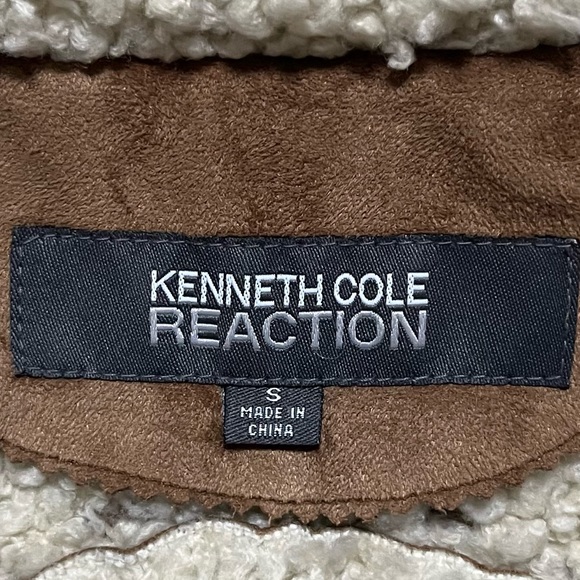Kennith Cole Reaction Coat Women’s Small Tan Boho Casual Warm Fun Playful Y2K - Picture 6 of 13